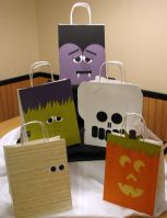 Halloween Trick or Treat Bag Fronts