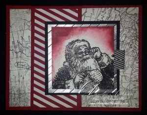 Santa Map Card