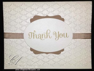 Simple Thank You Card