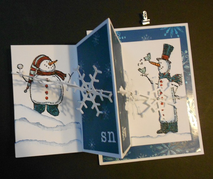 Let it Snow Card- Partial open