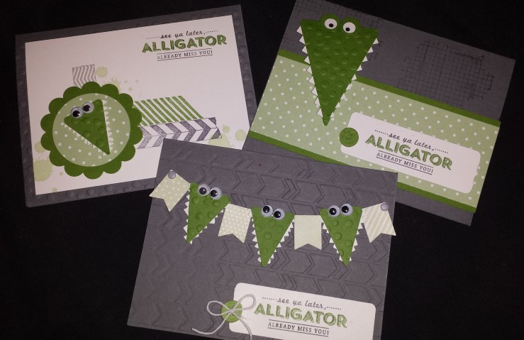 Alligator Trio Cards