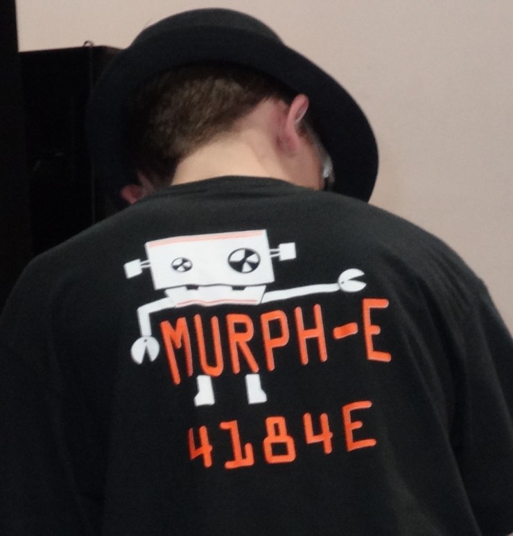 Back of Murph-E shirt