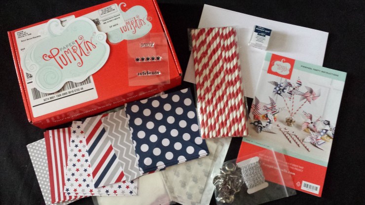 June 2014 Paper Pumpkin- Pinwheel Party