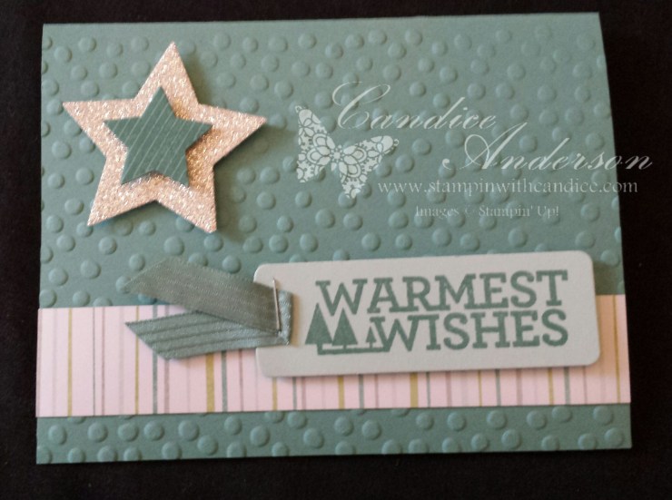 Warmest Wishes Star Card