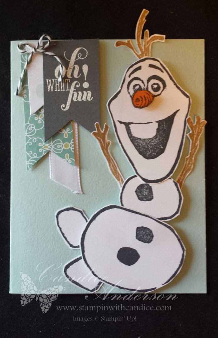 Oh What Fun Olaf Card