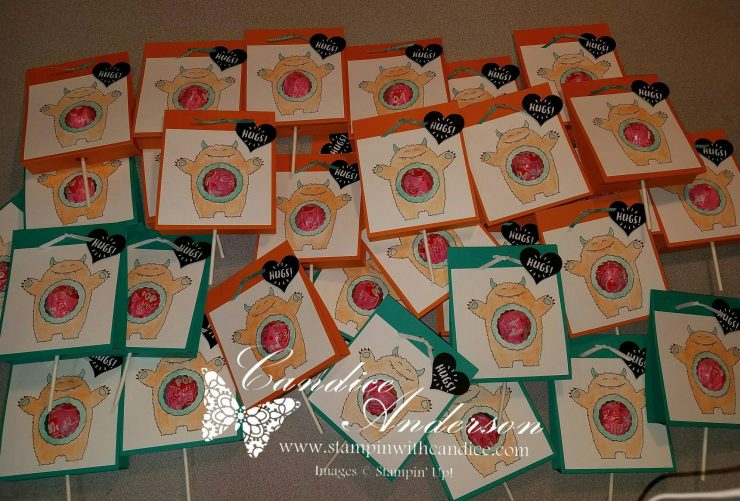 Pumpkin Pie & Bermuda Bay Monster Valentines