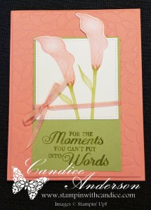 Lasting Lily SAB card for the Avid Stamper
