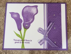 Lasting Lily Card created by Kristie Fritch