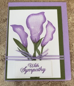 Lasting Lily Card created by Cynthia Hafner