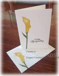 Lasting Lily Card created by Kris Mcintosh