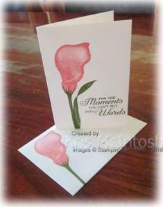 Lasting Lily Card created by Kris Mcintosh